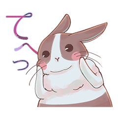 Japanese style rabbits