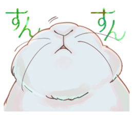Japanese style rabbits sticker #6856686