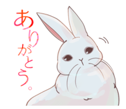 Japanese style rabbits sticker #6856695