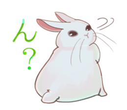 Japanese style rabbits sticker #6856701