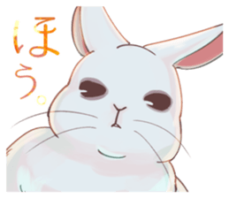 Japanese style rabbits sticker #6856714