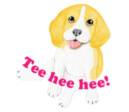 Beagle Sticker (English) sticker #6856938