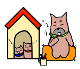 Daily life of Sora and Mame sticker #6857283