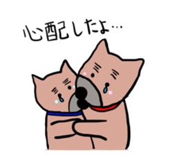 Daily life of Sora and Mame sticker #6857296