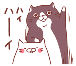Twin cats nyansuke&kojiro 2 sticker #6858137