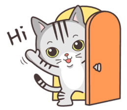 Joker! American short hair Mofu 2 sticker #6858600