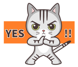 Joker! American short hair Mofu 2 sticker #6858602