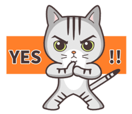 Joker! American short hair Mofu 2 sticker #6858602