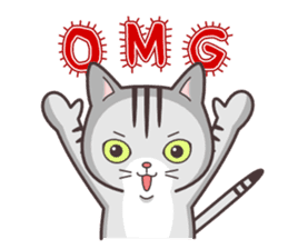 Joker! American short hair Mofu 2 sticker #6858606