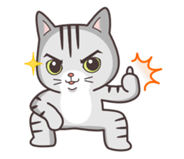 Joker! American short hair Mofu 2 sticker #6858608