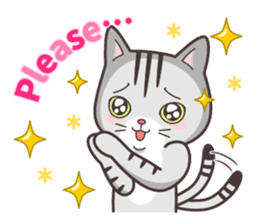 Joker! American short hair Mofu 2 sticker #6858612