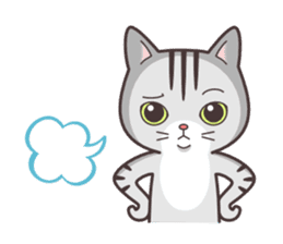 Joker! American short hair Mofu 2 sticker #6858619