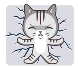 Joker! American short hair Mofu 2 sticker #6858623