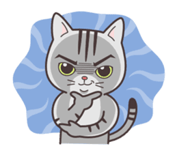 Joker! American short hair Mofu 2 sticker #6858628