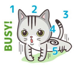 Joker! American short hair Mofu 2 sticker #6858637