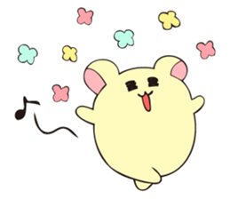 Hamumin of a hamster sticker #6859083