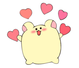 Hamumin of a hamster sticker #6859084