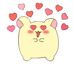 Hamumin of a hamster sticker #6859085