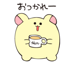 Hamumin of a hamster sticker #6859092