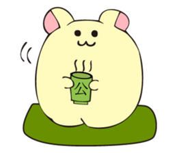Hamumin of a hamster sticker #6859093