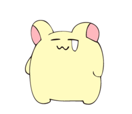 Hamumin of a hamster sticker #6859104
