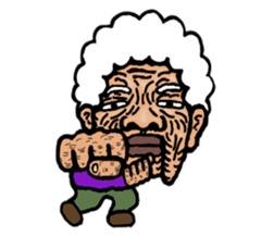 Considerable old grandmother sticker #6859129