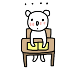 Cute Teddy Bear by ngingi sticker #6859284