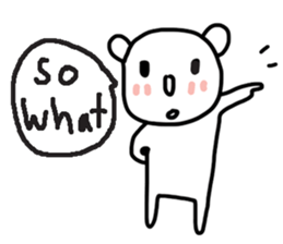 Cute Teddy Bear by ngingi sticker #6859288