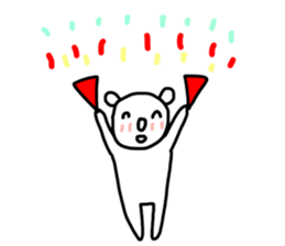 Cute Teddy Bear by ngingi sticker #6859294