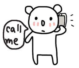 Cute Teddy Bear by ngingi sticker #6859297