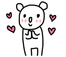 Cute Teddy Bear by ngingi sticker #6859298