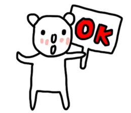 Cute Teddy Bear by ngingi sticker #6859299