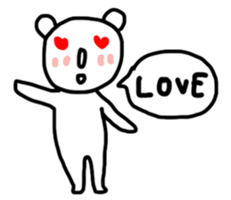 Cute Teddy Bear by ngingi sticker #6859303