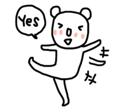 Cute Teddy Bear by ngingi sticker #6859305