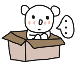 Cute Teddy Bear by ngingi sticker #6859314