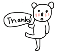 Cute Teddy Bear by ngingi sticker #6859316