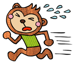 Monkey special ! sticker #6859450