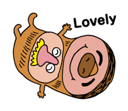 Man of animal suit sticker #6859690