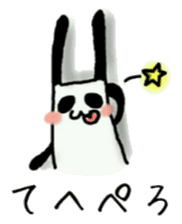Daily life's Sticker of a rabbit panda6 sticker #6859744