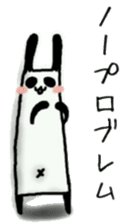Daily life's Sticker of a rabbit panda6 sticker #6859746