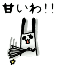Daily life's Sticker of a rabbit panda6 sticker #6859752