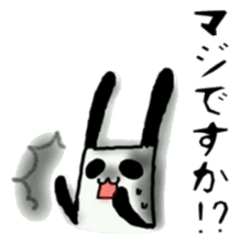 Daily life's Sticker of a rabbit panda6 sticker #6859756