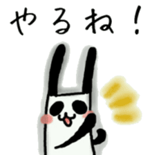 Daily life's Sticker of a rabbit panda6 sticker #6859777