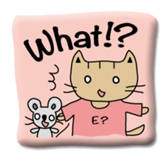 Japanese cat seal sticker #6860185