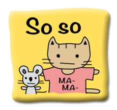 Japanese cat seal sticker #6860202