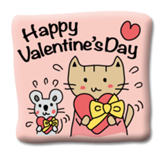 Japanese cat seal sticker #6860211