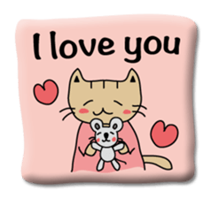 Japanese cat seal sticker #6860217