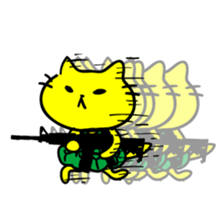 THE YELLOW CAT -Go to Survival game3- sticker #6860298