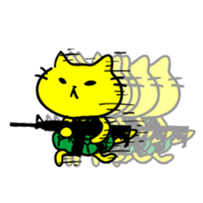 THE YELLOW CAT -Go to Survival game3- sticker #6860298