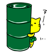 THE YELLOW CAT -Go to Survival game3- sticker #6860303